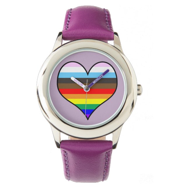 Relógio Rainbow Heart Watch (Frente)