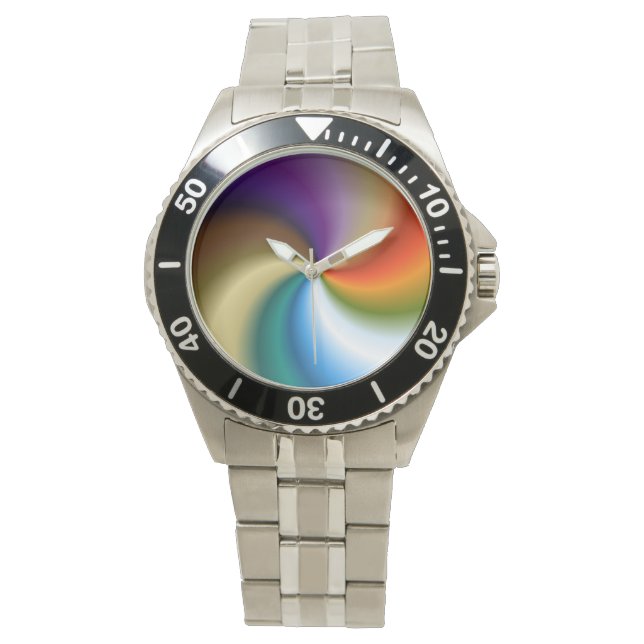 Relógio Rainbow Swirl Watch (Frente)