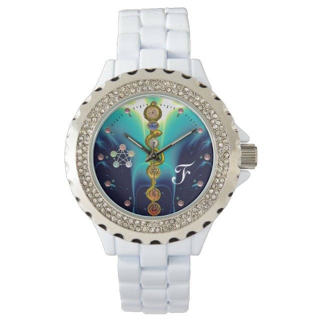 RELÓGIO RAIO DE ASCLEPIUS 7 CHAKRAS,YOGA, ENERGIA ESPIRITU (Frente)