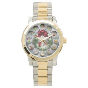 Relógio Raiva De Cardeais ~ 12 Dias De Natal ~