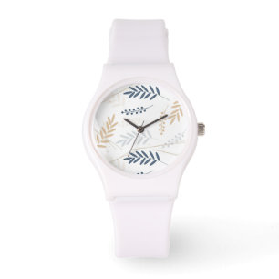 Relógio ramo floral     