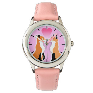 Relógio Raposa dia de os namorados