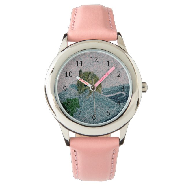 Relógio Rato e Slipper (Frente)