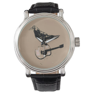 Relógio Raven Guitar Song Wristwatch