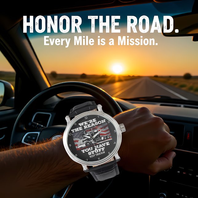 Relógio Reason You Have Stuff: Keep Truckin (Criador carregado)