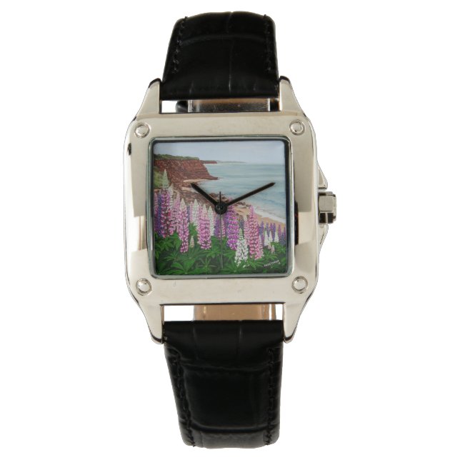 Relógio Recortes Cavendish e Lupins Watch (Frente)