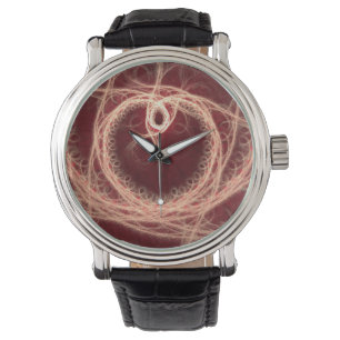 Relógio Red Heart Fractal Watch