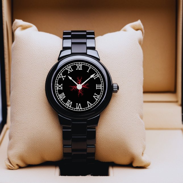 Relógio Red Neuron Watch - Scientific Brain Art (Criador carregado)