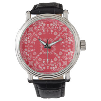 Relógio Red Paisley Watch masculino