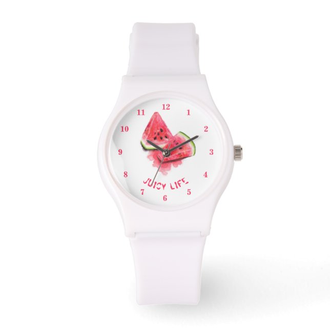 Relógio Red Sweet Suicy Watermelon Pieds Watch (Frente)
