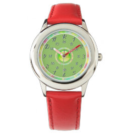 Relógio Red Yellow Green Watch