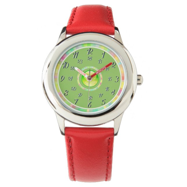 Relógio Red Yellow Green Watch (Frente)