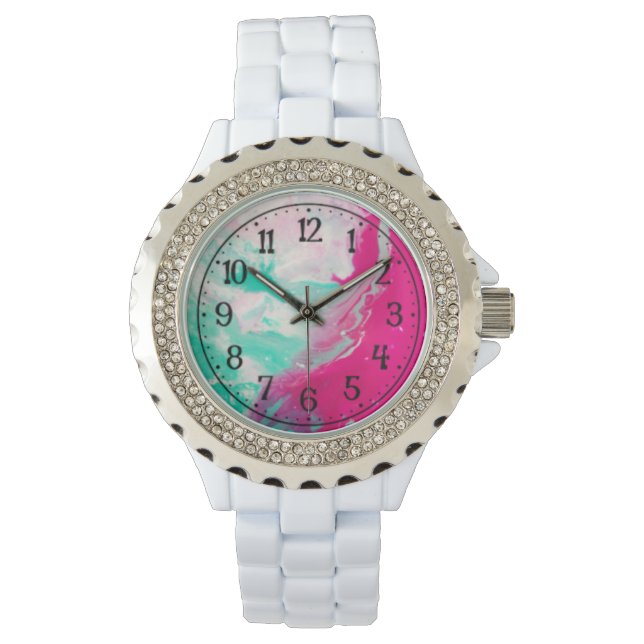 Relógio RedInestone White Watch for Women (Frente)