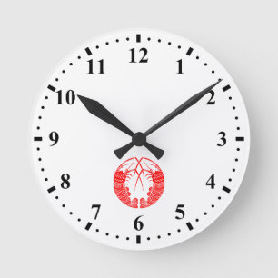 RELÓGIO REDONDO 対い海老の丸