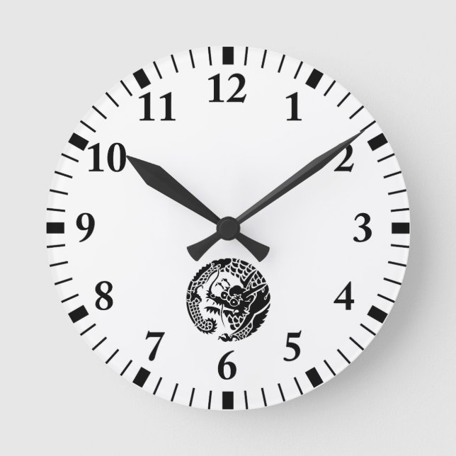 RELÓGIO REDONDO 日蓮宗龍の丸 ラウンド壁時計 (Frente)