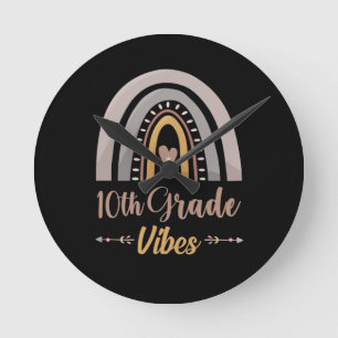 Relógio Redondo 10.º ano Víbias 1.º ano de volta à escola