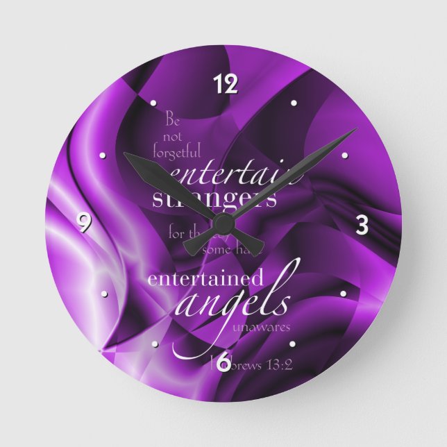 Relógio Redondo 13:2 dos hebraicos (Frente)