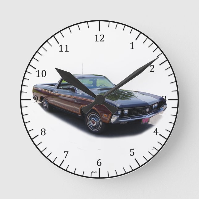 Relógio Redondo 1970 Relâmpago (Frente)