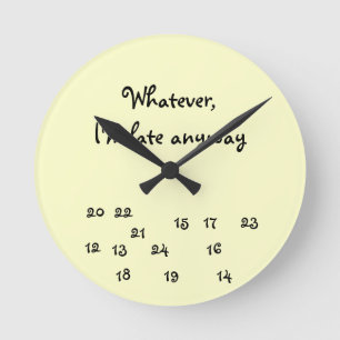 Relógio Redondo 24 pulsos de disparo da hora