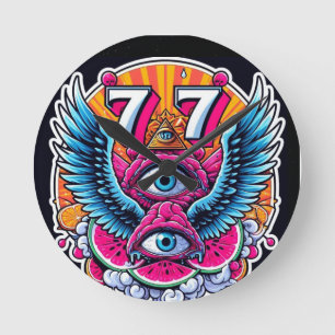 Relógio Redondo 77-sorte