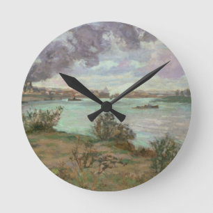 Relógio Redondo A afluência do Seine e do Marne em Ivry