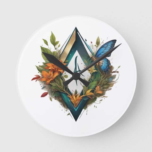 Relógio Redondo a canção da floresta- 2 (Frente)