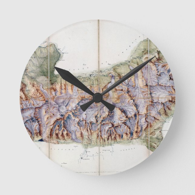 Relógio Redondo A corrente de Mont Blanc, de uma avaliação real (Frente)