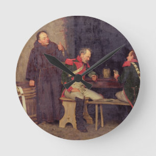 Relógio Redondo A fraude (óleo nas canvas) (um dos pares - veja