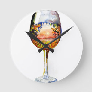 Relógio Redondo A história do vinho