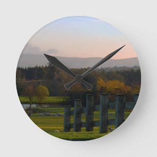 Relógio Redondo A Irlanda é bonita