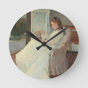 Relógio Redondo A irmã do artista em uma janela, 1869