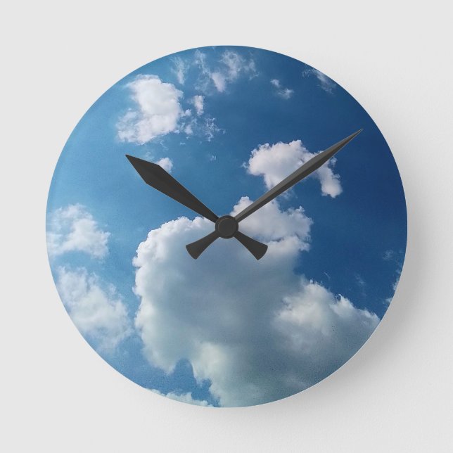 Relógio Redondo A large cloud (Frente)