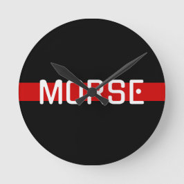 Relógio Redondo A linguagem do silêncio - MORSE