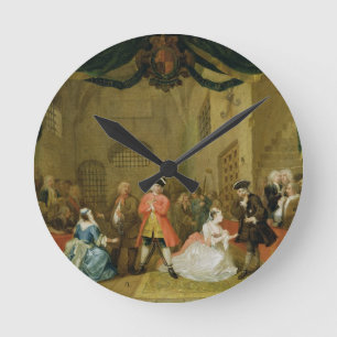 Relógio Redondo A ópera do mendigo, cena III, ato XI, 1729 (óleo