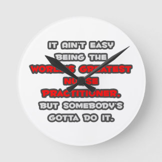 Relógio Redondo A Piada dos maiores enfermeiros do mundo