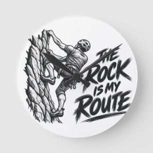Relógio Redondo A Rocha É Minha Rota – Aventura de Escalada