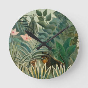 Relógio Redondo A Selva equatorial, 1909 (óleo em canvas)