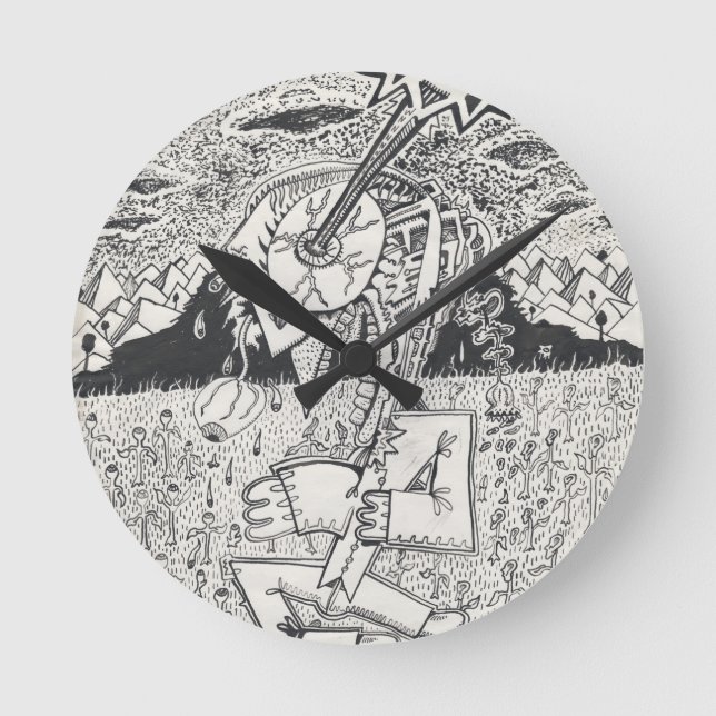 Relógio Redondo A_semeação (Frente)