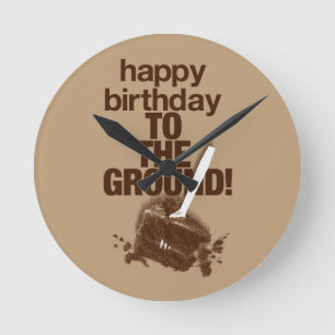 Relógio Redondo À terra