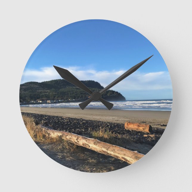 Relógio Redondo A Vaca em Seaside, Oregon (Frente)
