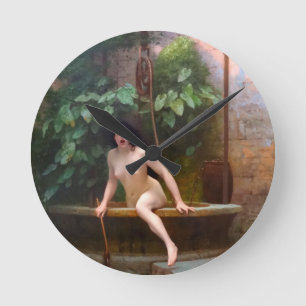 Relógio Redondo A Verdade Saindo De Seu Bem - Jean-Leon Gerome