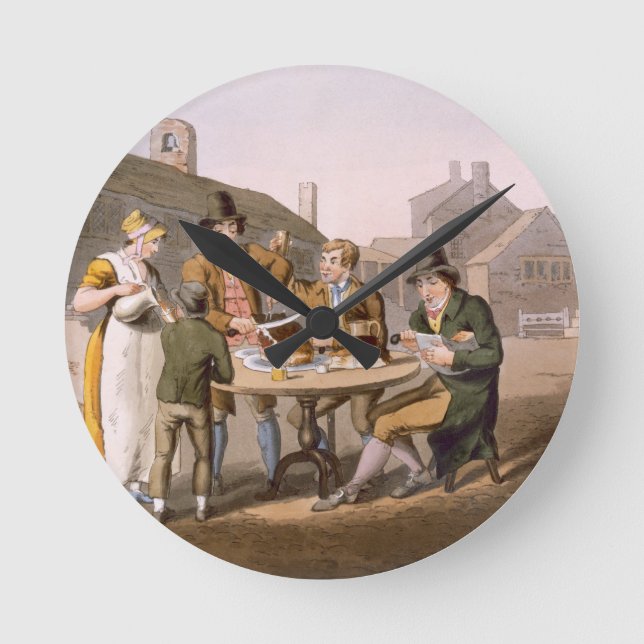 Relógio Redondo A véspera de plenos Verões, do "traje de (Frente)