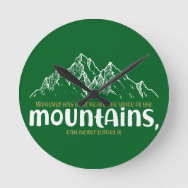 Relógio Redondo A Voz das Montanhas
