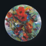 Relógio Redondo Abertura da Cor II<br><div class="desc">Floral</div>