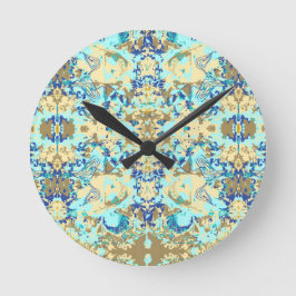 Relógio Redondo Abstrack Padrão Exclusivo Étnico