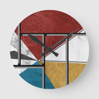 Relógio Redondo Abstrato