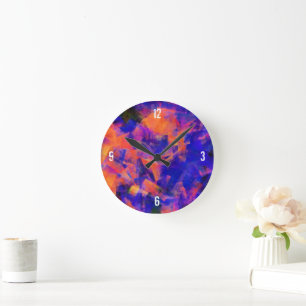 RELÓGIO REDONDO ABSTRATO 1 DA ÁGUA