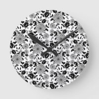 Abstrato Cinzas brancas pretas Florestas Design