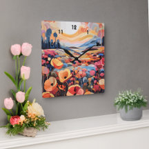 Abstrato retro flores