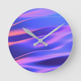 Relógio Redondo Abstrato Wall Clocks - Silky Smooth